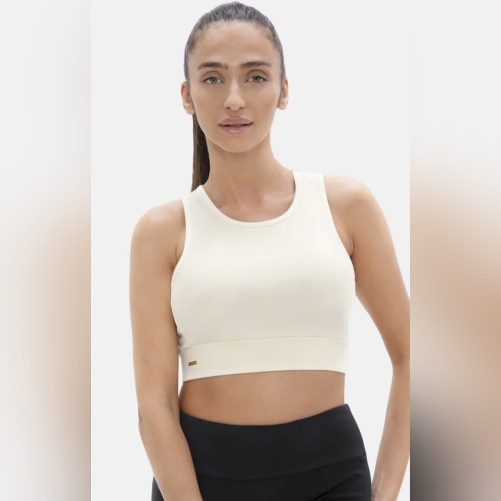 NWT 1 PEOPLE Cream Boston Open Back Bra Top (Size: M)